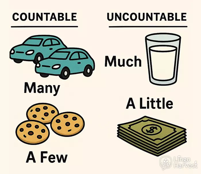 Quantifiers - Many, Much, A Few, A Little
