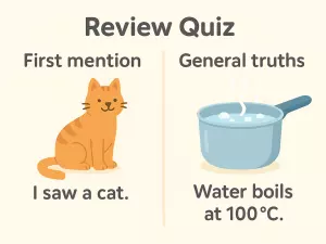 Review Quiz: Mixed Article Practice for Intermediate Learners