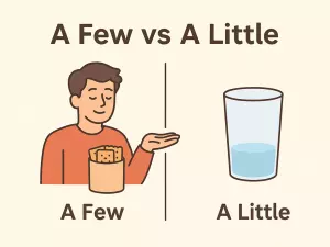 A Few vs A Little: Simple Visual Tip