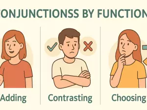 Adding, Contrasting, Choosing: Conjunctions by Function