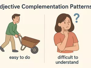 Adjective Complementation Patterns (easy to do / difficult to understand)