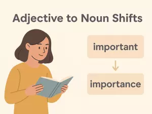 Adjective to Noun Shifts in Academic English