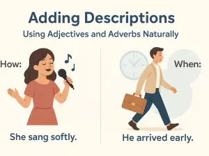 Adding Descriptions: Using Adjectives and Adverbs Naturally