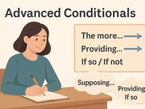 Advanced Conditional Alternatives: Supposing, Providing, If So / If Not