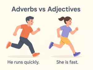 Adverbs vs Adjectives: Theoretical Distinction