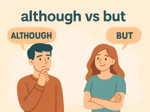 although vs but: Easy Differences for A2 Learners