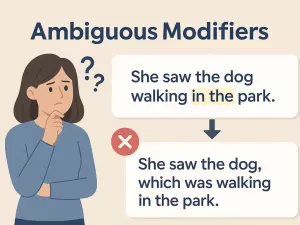 Ambiguous Modifiers: advanced repair techniques