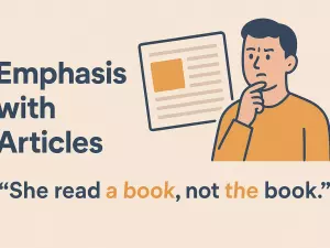 Article Shift for Emphasis and Contrast in Discourse