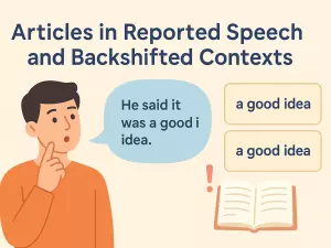 Articles in Reported Speech and Backshifted Contexts