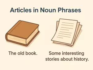 Articles in Noun Phrases with Adjectives and Modifiers