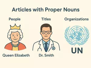 Articles with Proper Nouns: People, Titles, Organizations