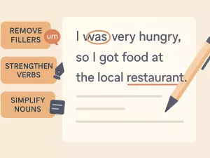 Editing Chains: Remove Fillers, Strengthen Verbs, Simplify Nouns