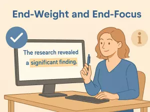 End-Weight and End-Focus: Structuring Sentences for Clarity