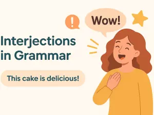 Interjections in Grammar (Not Usage)