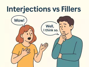 Interjections vs Fillers: Structural Difference