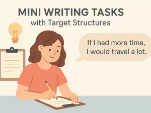 Mini Writing Tasks with Target Structures (B2)