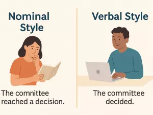 Nominal Style vs Verbal Style: When to Change for Clarity