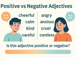 Positive vs Negative Connotation in Adjectives