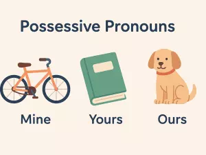 Possessive Pronouns: Mine, Yours, Ours