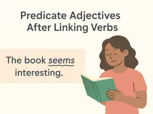 Predicate Adjectives After Linking Verbs