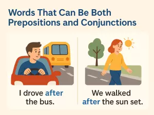 Words That Can Be Both Prepositions and Conjunctions
