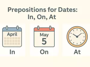 Prepositions for Dates: In, On, At Explained Simply