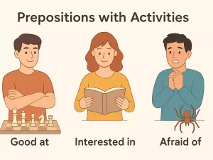 Prepositions with Activities: Good At, Interested In, Afraid Of