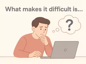 Pseudo-cleft Sentences: What makes it difficult is...