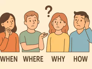 Question Words as Adverbs: When, Where, Why, How