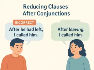 Reducing Clauses After Conjunctions (B2 level)