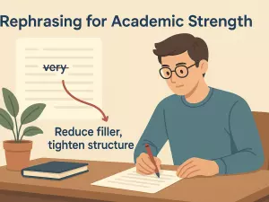 Rephrasing for Academic Strength: Reduce Filler, Tighten Structure