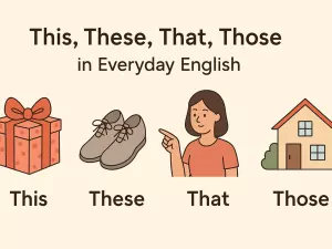 This, These, That, Those in Everyday English