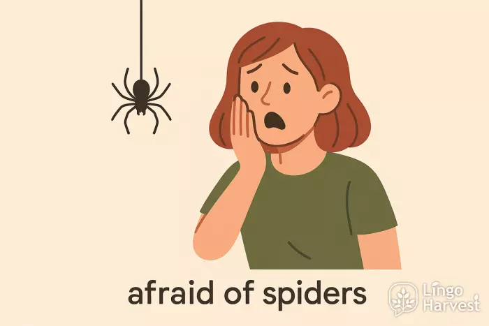adjectives prepositions afraid of