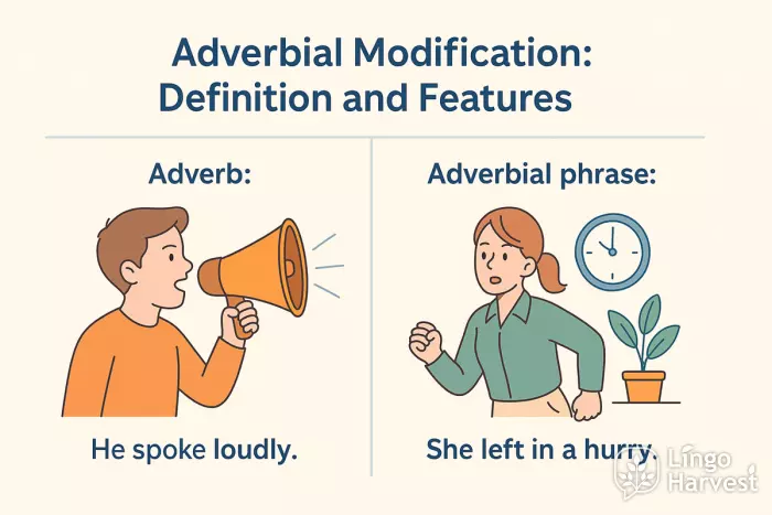adverb adverbial phrase examples