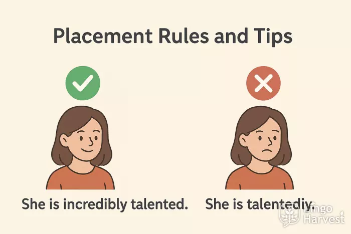 adverb placement correct incorrect