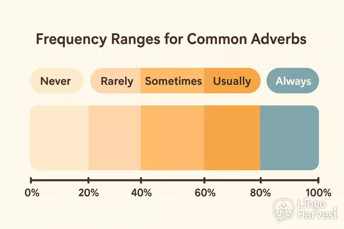 adverbs frequency scale
