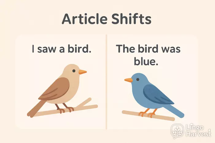 article shift a bird