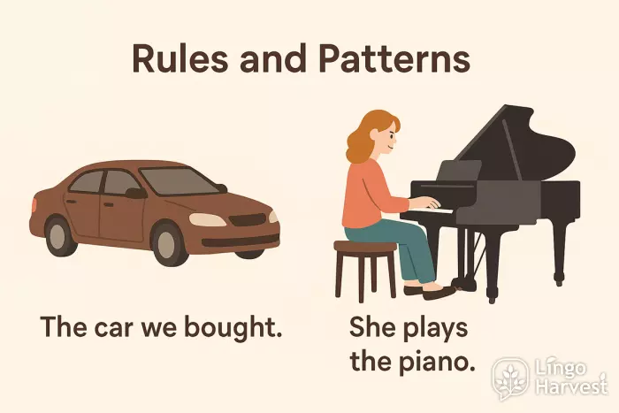 articles car piano rules