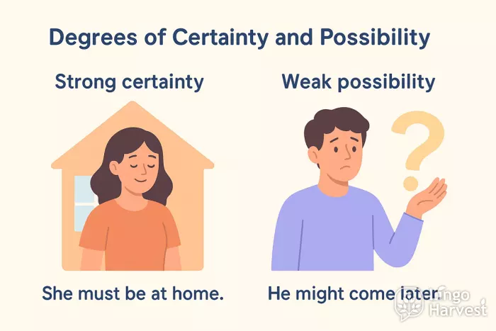 certainty vs possibility modal verbs