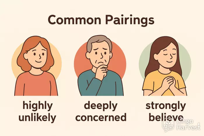 common adverb adjective pairings