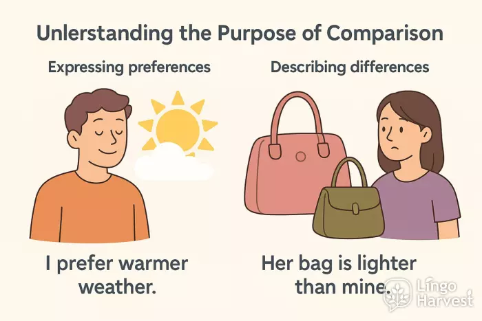 comparison preferences differences