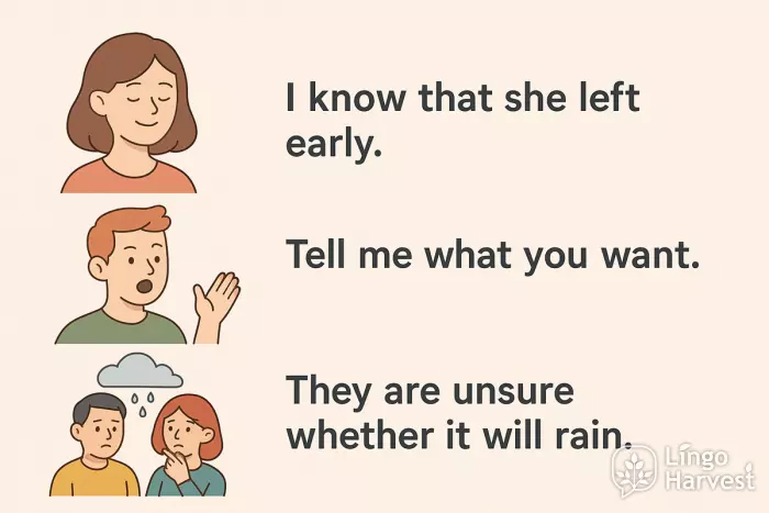 complement clauses examples