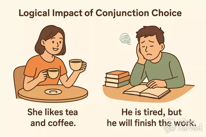 conjunction choice and but