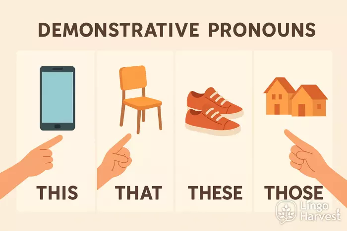 demonstrative pronouns chart