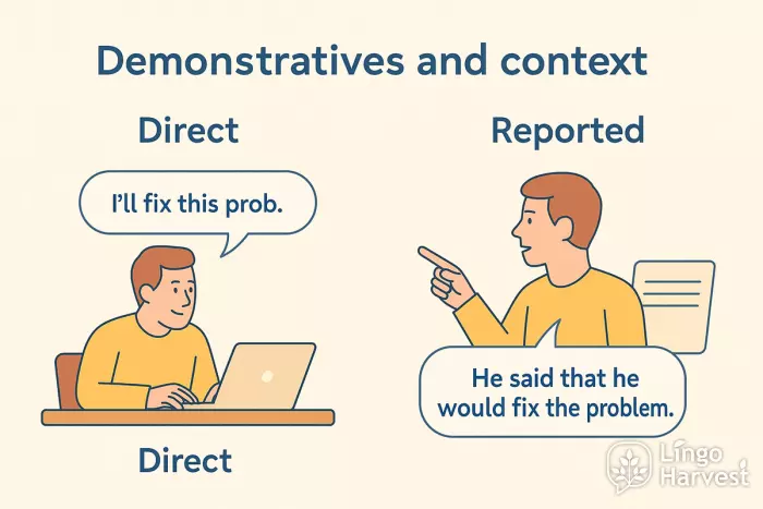 direct vs reported speech