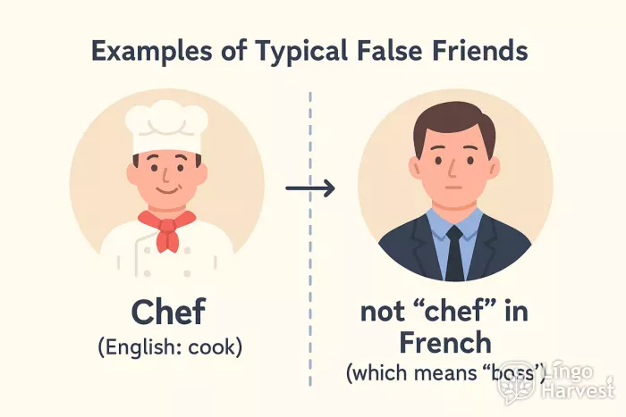 false friends chef french boss