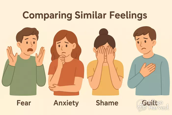 fear anxiety shame guilt