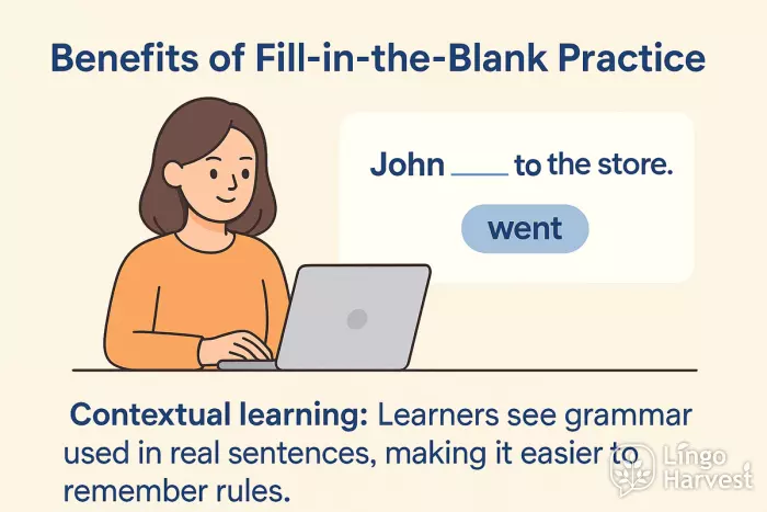 fill in the blank learning
