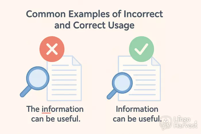 incorrect vs correct information