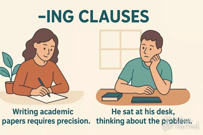 ing clauses writing thinking